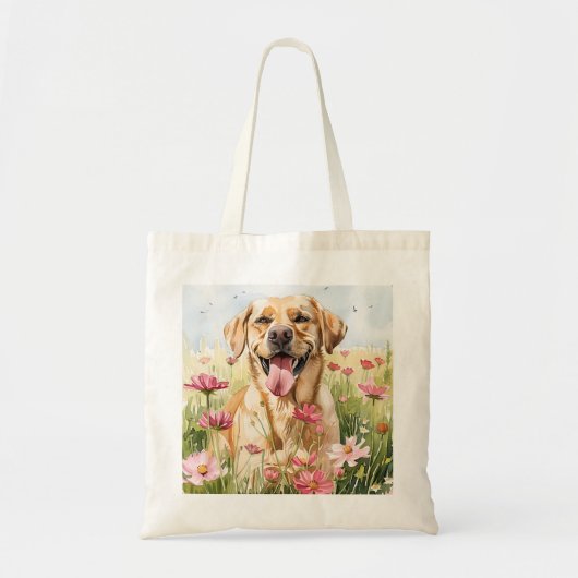Labrador Retriever Watercolor Tote Bag (Voorkant)