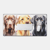 Labrador Retriever Waterverf Dogs Hondenliefhebber Bureaumat (Keyboard & Muis)
