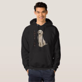 Labrador Retriever White Lab Dog mama Hoodie (Voorkant volledig)