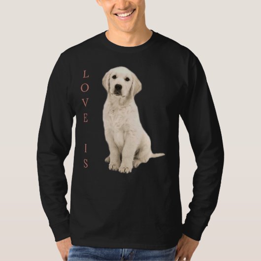 Labrador Retriever White Lab Dog mama T-shirt (Voorkant)