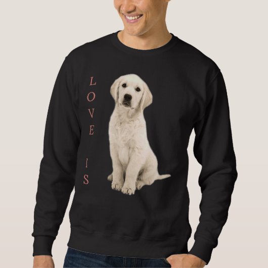 Labrador Retriever White Lab Dog mama Trui (Voorkant)