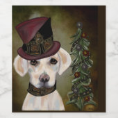 LABRADOR RETRIEVER WIJN ETIKET (Enkel label)