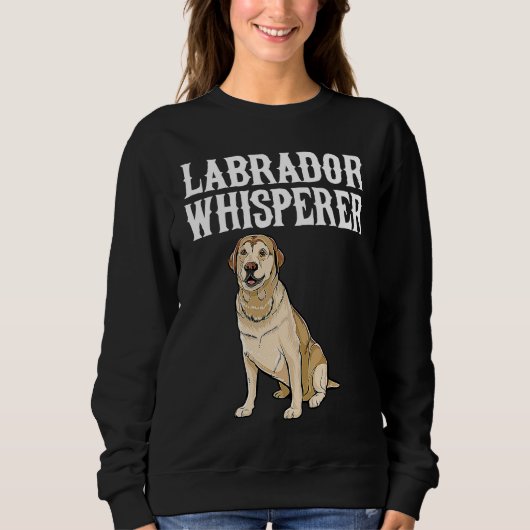 Labrador Retriever Wisperer  Dog Trui (Voorkant)