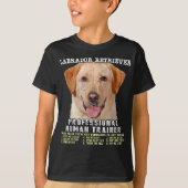 Labrador Retriever Yellow Lab Professioneel mens T-shirt (Voorkant)