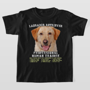 Labrador Retriever Yellow Lab Professioneel mens T-shirt