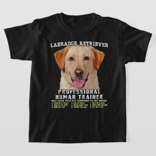 Labrador Retriever Yellow Lab Professioneel mens T-shirt (Laagn)