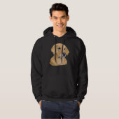 Labrador Retriever Yellow P Hoodie (Voorkant volledig)