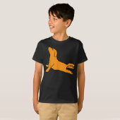 Labrador Retriever Yoga Lab Hondencadeaus mama pap T-shirt (Voorkant volledig)