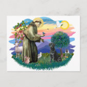 Labrador Retriever (zwart) Briefkaart (Voorkant)