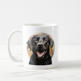 Labrador Retriever Zwarte Streetart Koffiemok