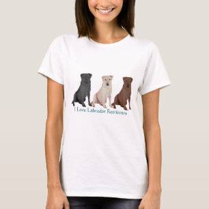 Labrador Retrievers - 3 kleuren tot liefde T-shirt