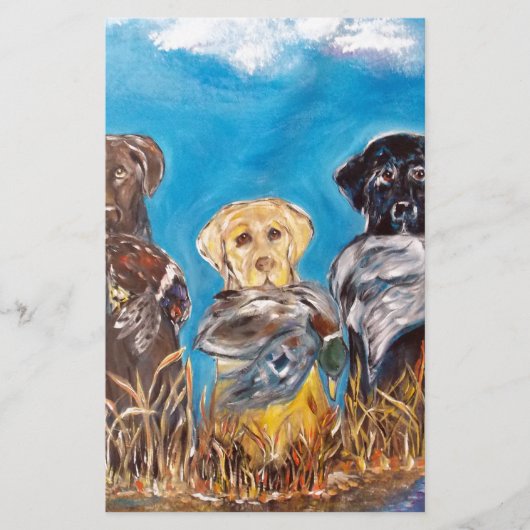 LABRADOR RETRIEVERS BRIEFPAPIER (Voorkant)