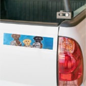 LABRADOR RETRIEVERS BUMPERSTICKER (Op Truck)