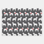 Labrador Retrievers Dog Gift Bow Pattern Inpakpapier Vel (Voorkant 2)
