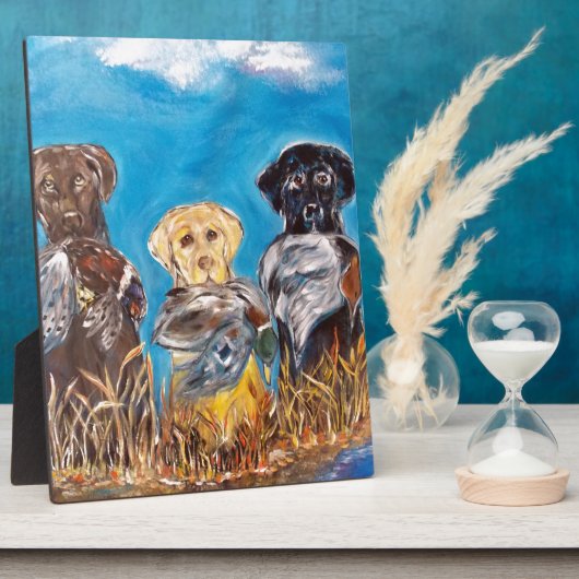 LABRADOR RETRIEVERS FOTOPLAAT (Zijkant)