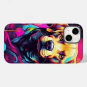 Labrador Retrievers Graffiti Case-Mate iPhone Case (Achterkant (horizontaal))
