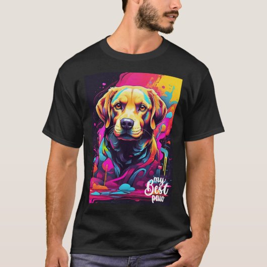Labrador Retrievers Graffiti T-shirt (Voorkant)