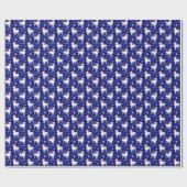 Labrador Retrievers in kerstPetten Snowflakes Cadeaupapier (Vlak)