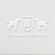 Labrador Retrievers Initieel Monogram in Crest Naa