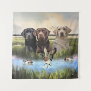 Labrador Retrievers, (Jachthonden) Wandkleed