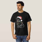 Labrador Retrievers Kerstmis T-shirt (Voorkant volledig)