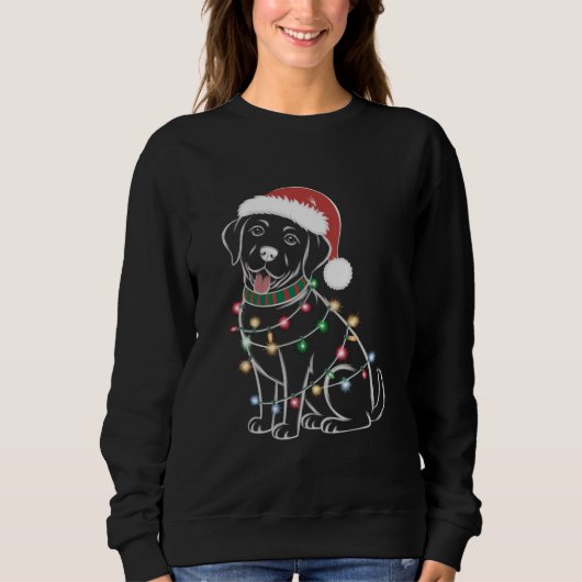 Labrador Retrievers Kerstmis Trui (Voorkant)