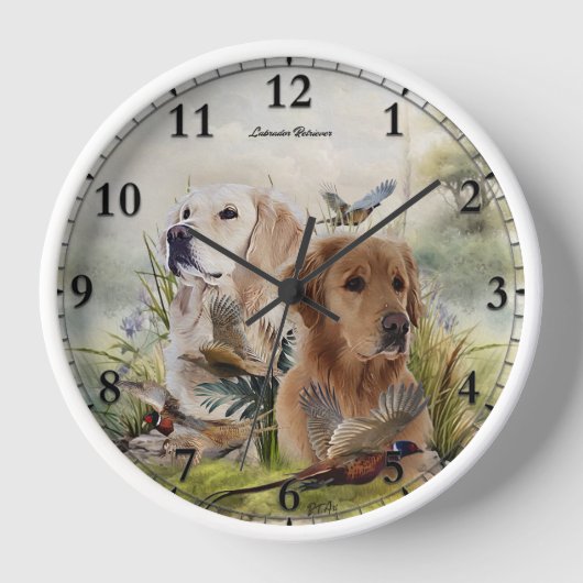 Labrador Retrievers met fazant, Art (Voorkant)