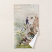 Labrador Retrievers met fazant, Art Bad Handdoek (Handdoek)