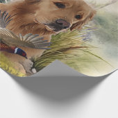 Labrador Retrievers met fazant, Art Cadeaupapier (Hoek)