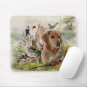 Labrador Retrievers met fazant, Art Muismat (Met muis)
