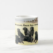 Labrador Retrievers op de strand Mok (Center)