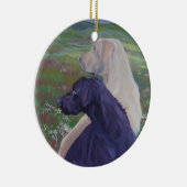 Labrador Retrievers Ornament (Rechts)