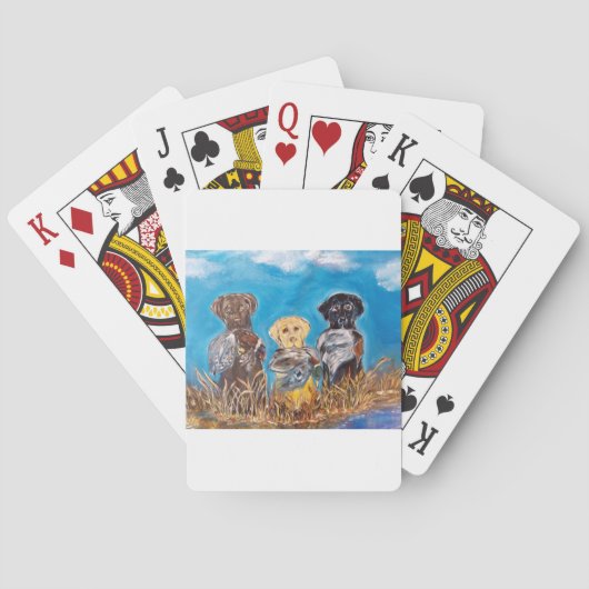 LABRADOR RETRIEVERS POKERKAARTEN (Achterkant)