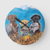 LABRADOR RETRIEVERS RONDE KLOK (Voorkant)