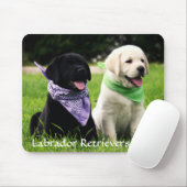 Labrador Retrievers Rule Puppies Mousepad Muismat (Met muis)