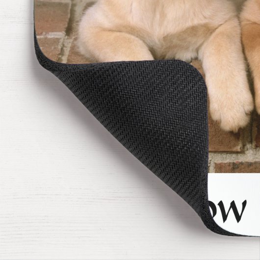 Labrador Retrievers Rule Puppies Mousepad Muismat (Hoek)