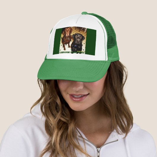 Labrador Retrievers Trucker Pet (In situ)