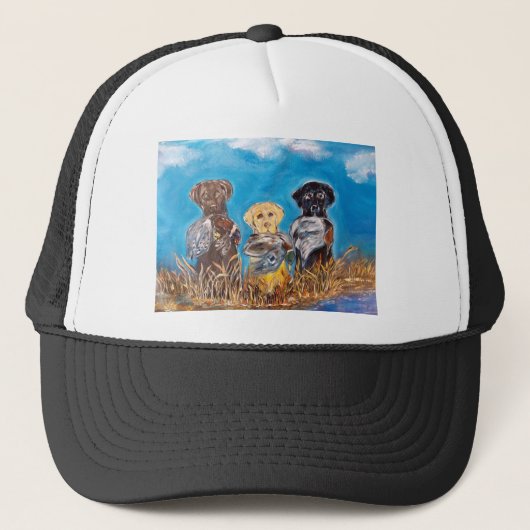LABRADOR RETRIEVERS TRUCKER PET (Voorkant)