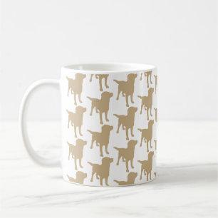 Labrador Retrievers Yellow Dog Pattern Koffiemok