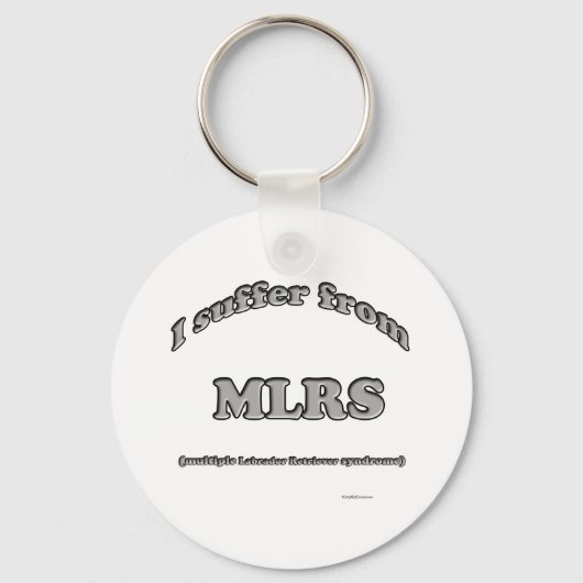 Labrador-retrieversyndroom Sleutelhanger (Voorkant)