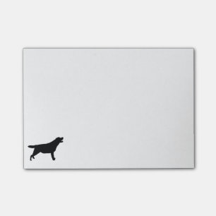 Labrador Retriver jachthond Silhouette Post-it® Notes
