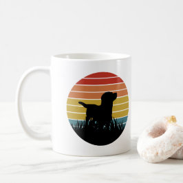 Labrador Retro Sunset Koffiemok