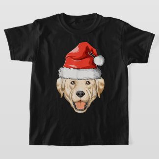 Labrador Santa Hat Christmas Labrador T-shirt