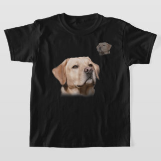Labrador School Foto Grappig Geel Lab T-shirt