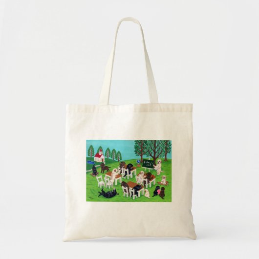 Labrador School Tote Bag (Voorkant)