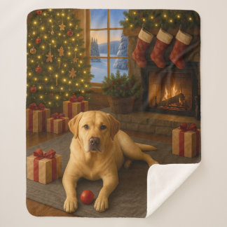 Labrador  sherpa deken