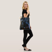 Labrador Sneeuw Slede Kerst Decoratie Tote Bag (Op model)