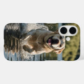 labrador splash Case-Mate iPhone case (Achterkant (horizontaal))