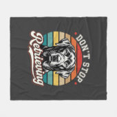 Labrador Stop Niet Met Ophaal Retro Hond Fleece Deken (Voorkant (Horizontaal))