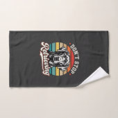 Labrador Stop Niet Met Ophaal Retro Hond Handdoek (Handdoek)